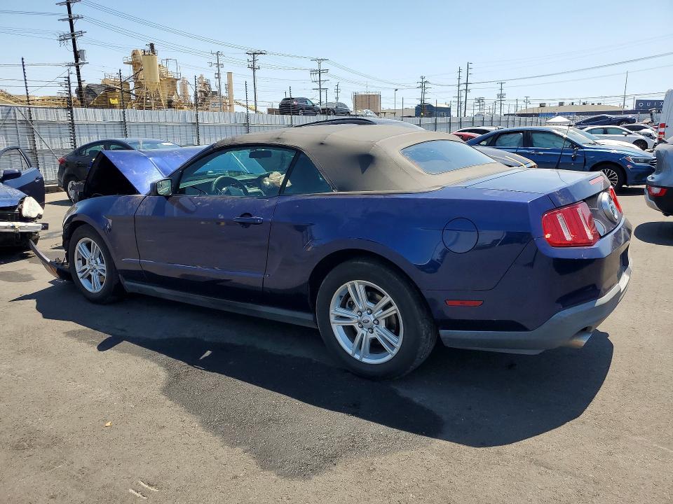 2011 Ford Mustang VIN 1ZVBP8EMXB5169136 COPART salvage auction — FRONT END, Ca - Salvage Certificate, sold $750 on 2026-07-09 (photo 2)