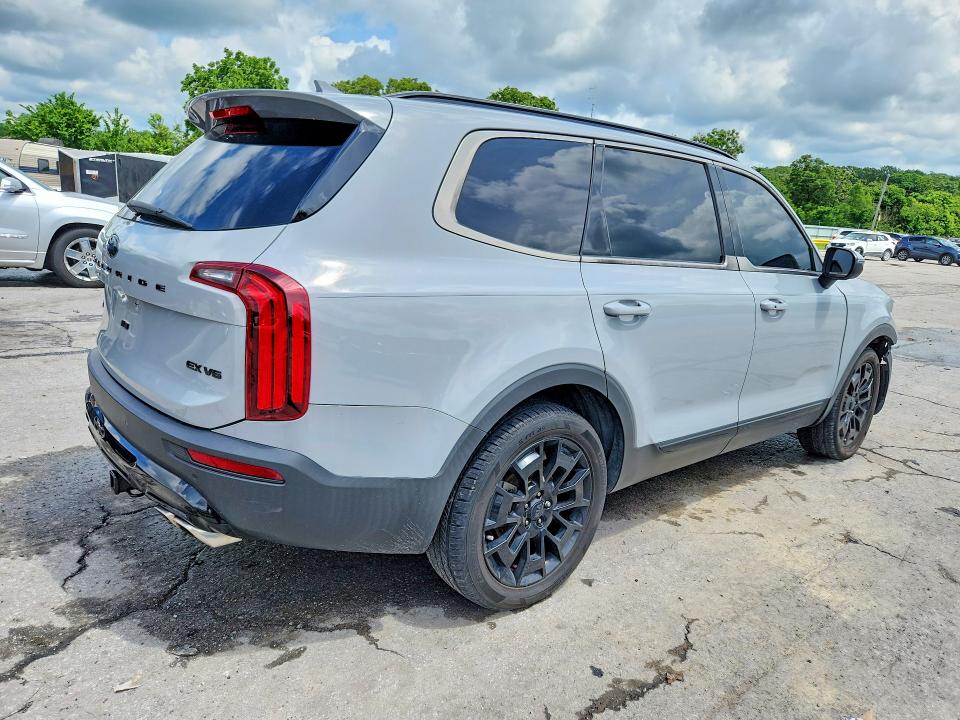 2021 Kia Telluride VIN 5XYP3DHC7MG169640 COPART salvage auction — FRONT END, Co - Public - Salvage Title, sold $8,900 on 2026-07-08 (photo 3)