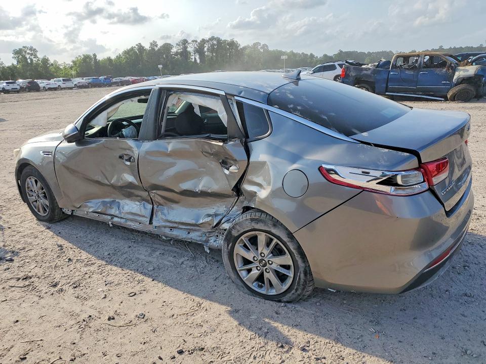 2018 Kia Optima VIN 5XXGT4L39JG201222 COPART salvage auction — SIDE, Tx - Salvage Vehicle Title, sold $150 on 2026-07-21 (photo 2)