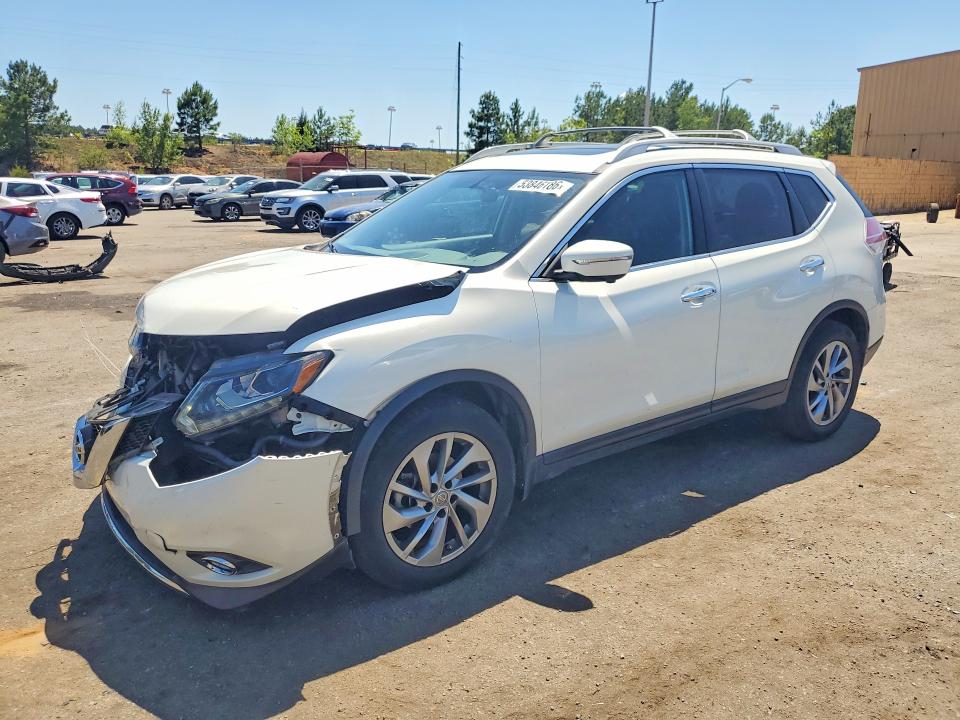 2015 Nissan Rogue VIN 5N1AT2MT5FC756244 — COPART salvage auction photo