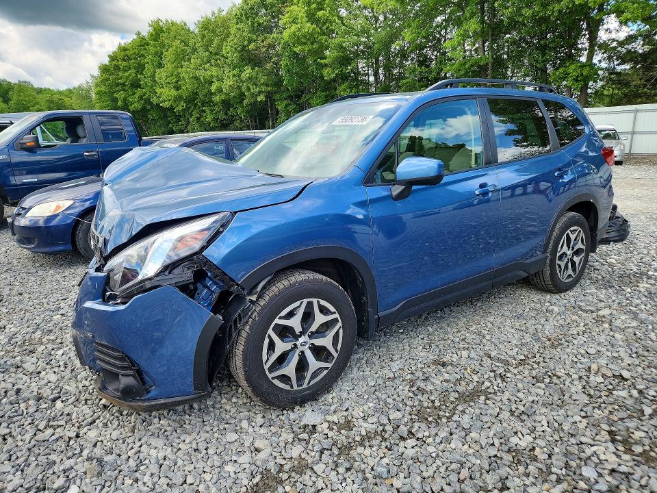 2022 Subaru Forester VIN JF2SKADC7NH495630 COPART salvage auction — UNDERCARRIAGE, Ma - Cert Of Title-Salvage, sold $3,450 on 2026-07-10 (photo 1)
