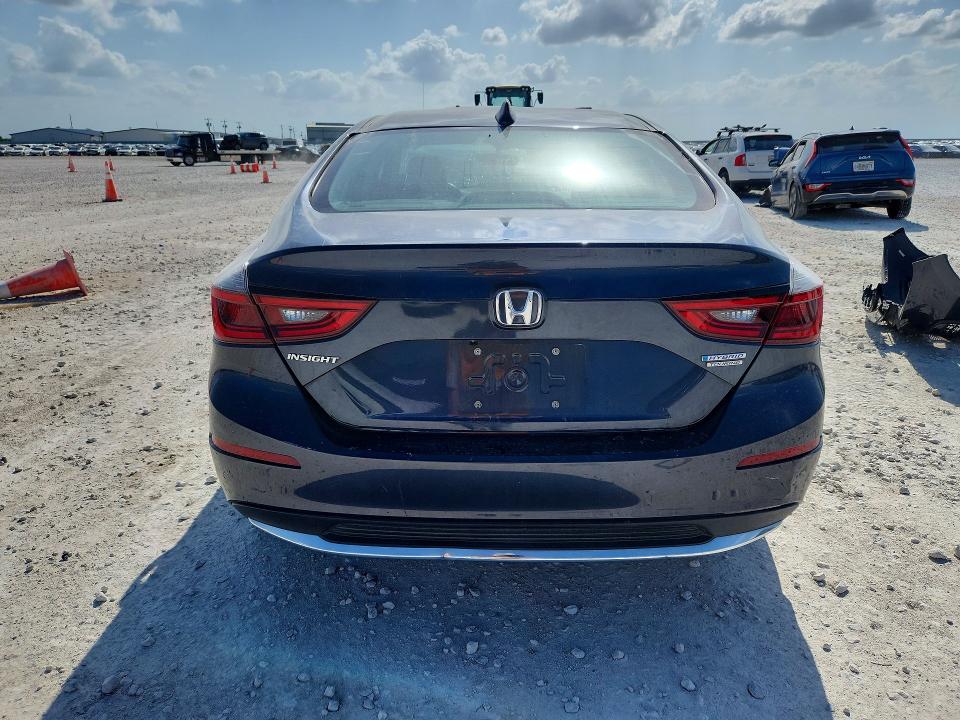 2022 Honda Insight VIN 19XZE4F97NE010383 COPART salvage auction — FRONT END, TX - SALVAGE VEHICLE TITLE (P), sold $1,300 on 2026-07-02 (photo 6)