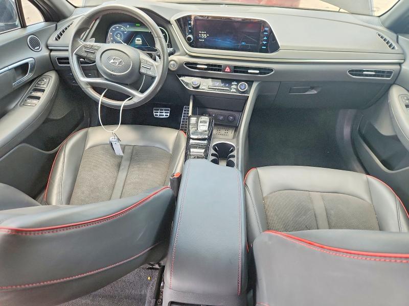 2023 Hyundai Sonata VIN KMHL44J2XPA272175 COPART salvage auction — FRONT END, Fl - Cert Of Title Slvg Rebuildable, sold $7,600 on 2026-07-10 (photo 8)