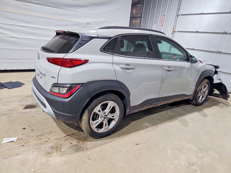 2023 Hyundai Kona VIN KM8K3CAB8PU047258 COPART salvage auction — ALL OVER, Ma - Cert Of Title-Salvage, sold $2,700 on 2026-07-28 (photo 3)