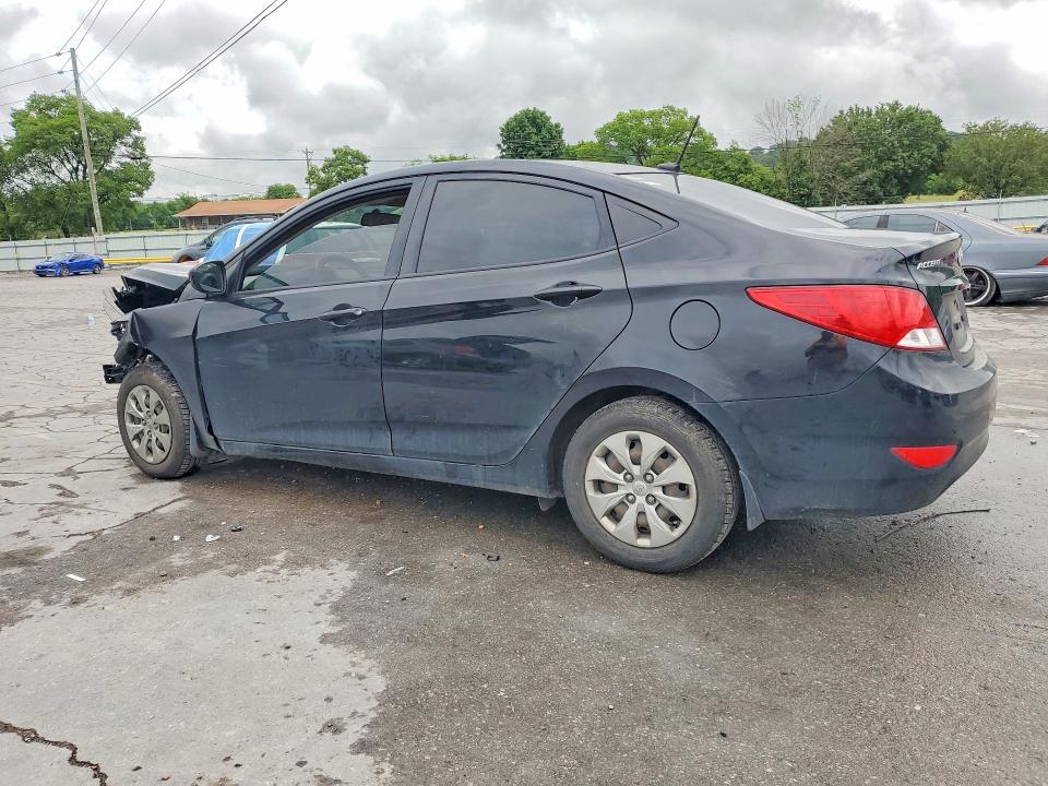 2017 Hyundai Accent VIN KMHCT4AE6HU265348 COPART salvage auction — FRONT END, Tn - Salvage Certificate, sold $525 on 2026-07-20 (photo 2)