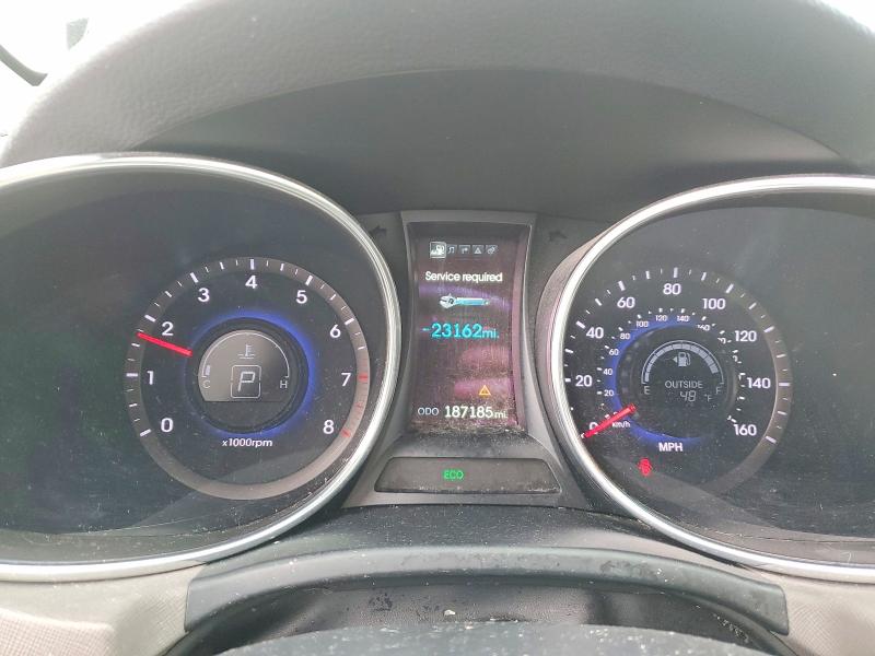 2014 Hyundai Santa fe VIN 5XYZU3LB7EG229352 COPART salvage auction — REAR END, Mn - Cert Of Title-Prior Salvage, sold $2,000 on 2026-07-21 (photo 9)