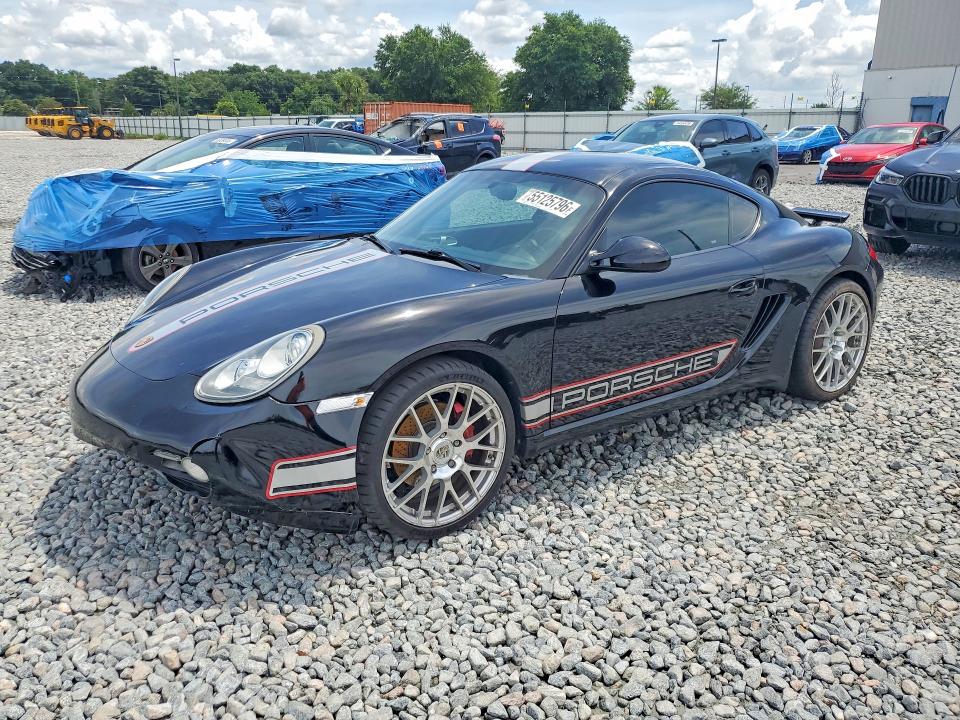 2009 Porsche Cayman VIN WP0AA29849U760749 COPART salvage auction — FRONT END, FL - CERT OF TITLE SLVG REBUILDABLE, sold $3,600 on 2026-07-27 (photo 1)