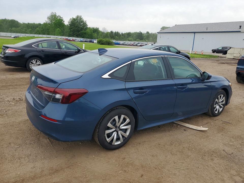 2026 Honda Civic VIN 2HGFE2F21TH544525 COPART salvage auction — HAIL, Oh - Cert Of Title-Salvage, sold $15,100 on 2026-07-30 (photo 3)