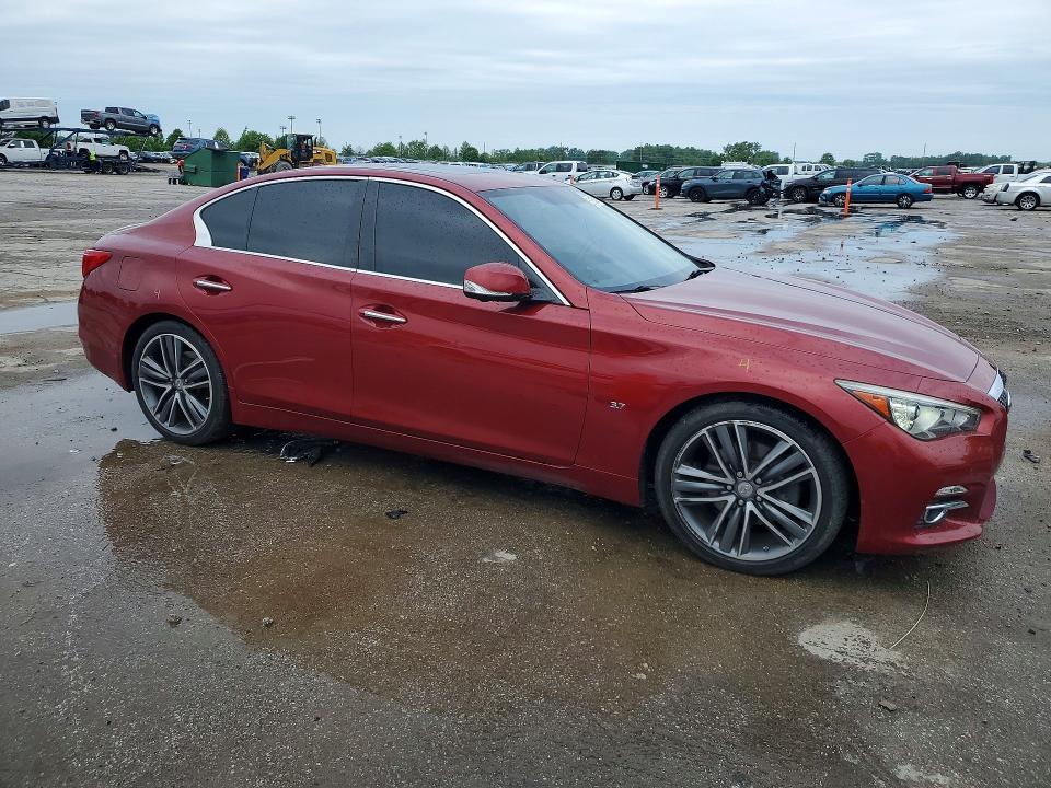 2015 Infiniti VIN JN1BV7APXFM341831 COPART salvage auction — SIDE, Mo - Salvage Certificate Of Title, sold $2,450 on 2026-07-07 (photo 4)
