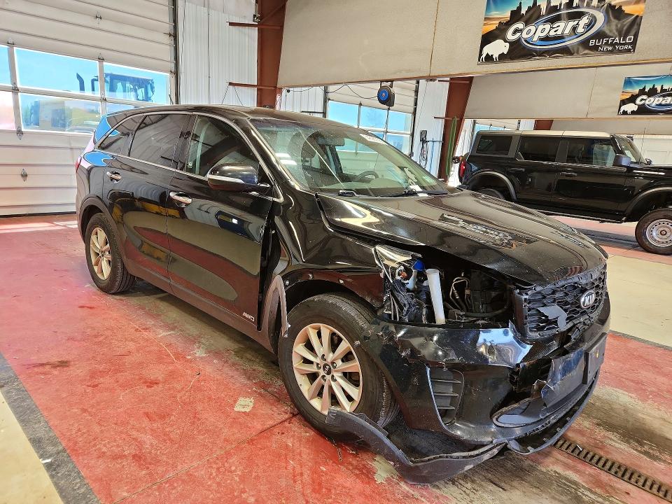 2019 Kia Sorento VIN 5XYPGDA30KG574606 COPART salvage auction — FRONT END, Ny - Mv907A W/Unsatisfied Lien, sold $1,250 on 2026-07-27 (photo 4)