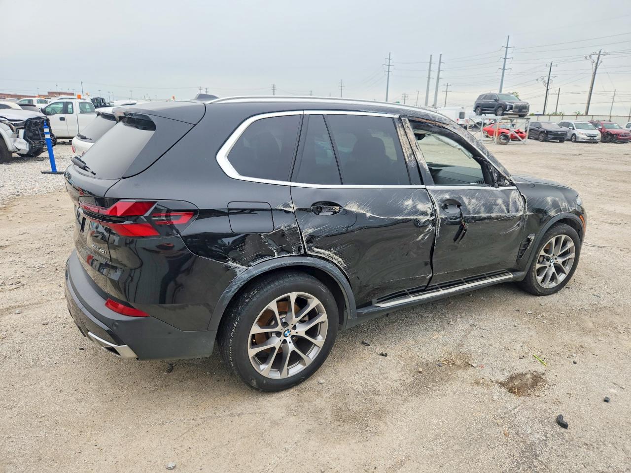 2024 BMW X5 VIN 5UX23EU0XR9T96629 COPART salvage auction — Front End, TX - SALVAGE VEHICLE TITLE, sold $28,500 on 2026-06-30 (photo 3)