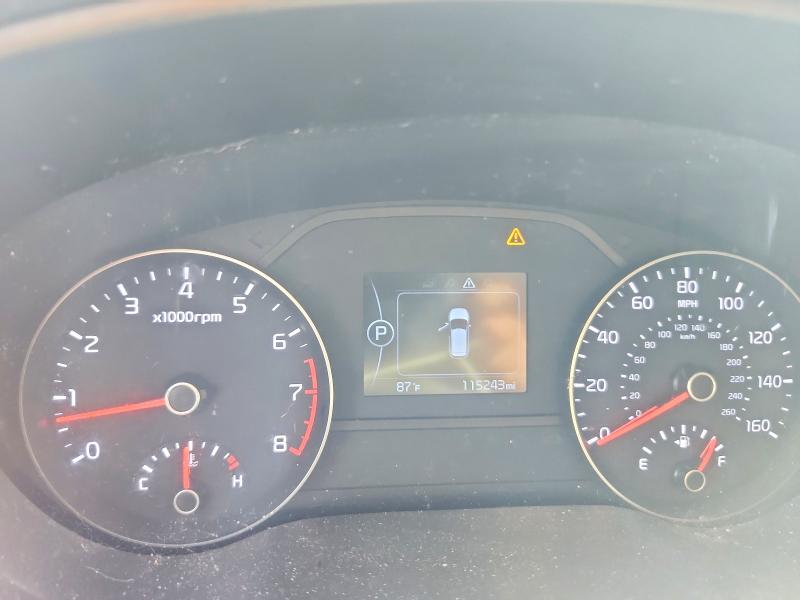 2018 Kia Sportage VIN KNDPNCACXJ7373663 COPART salvage auction — REAR END, Wv - Salvage Certificate, sold $3,450 on 2026-07-07 (photo 9)