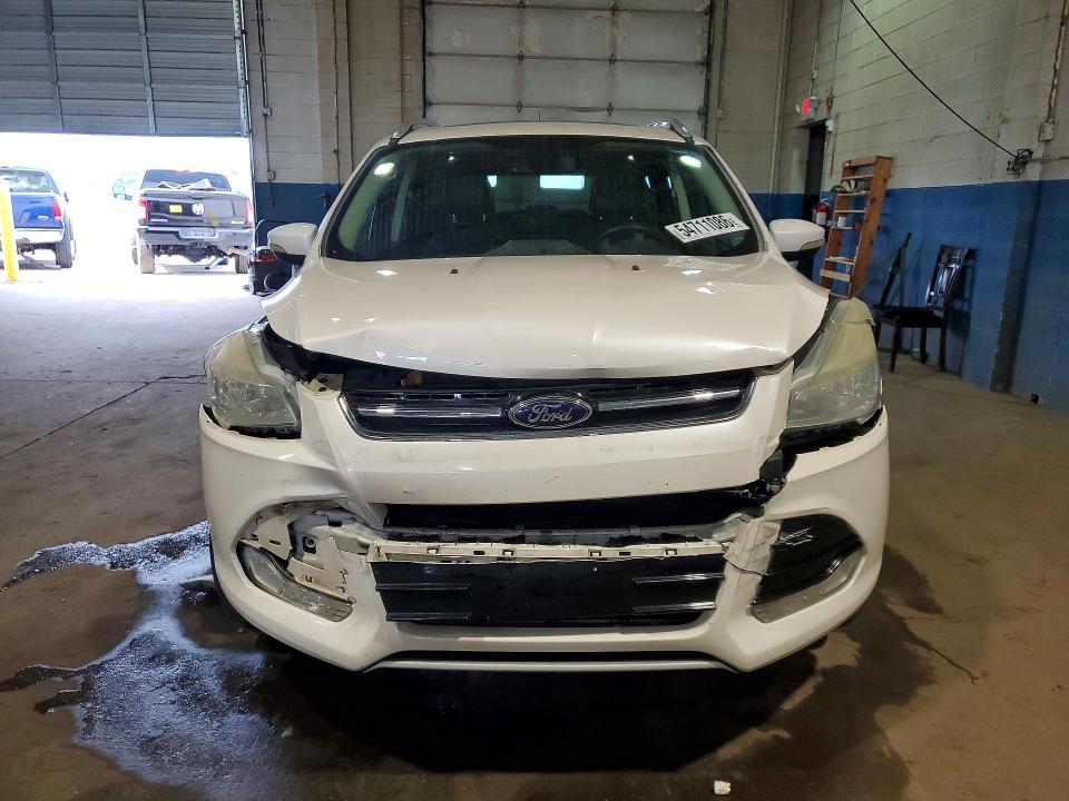 2014 Ford Escape VIN 1FMCU9J96EUB91356 COPART salvage auction — FRONT END, MI - CERTIFICATE OF TITLE, sold $975 on 2026-07-03 (photo 5)