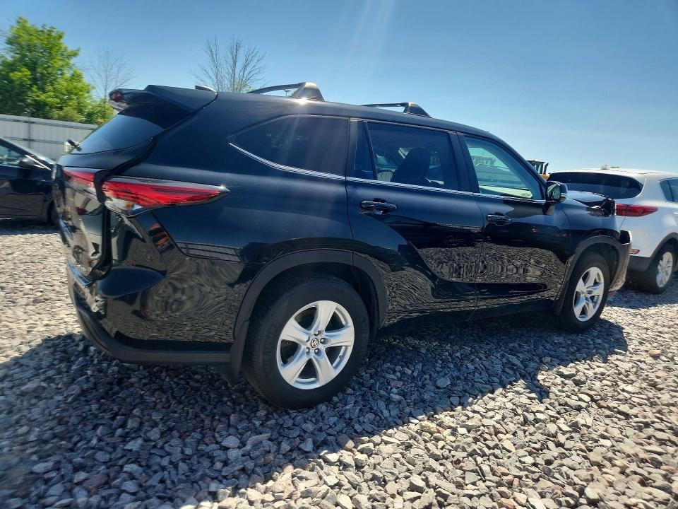 2023 Toyota Highlander VIN 5TDKDRBH5PS501364 COPART salvage auction — REAR END, WI - JUNKED VEHICLE BILL OF SALE, sold $11,600 on 2026-07-06 (photo 3)