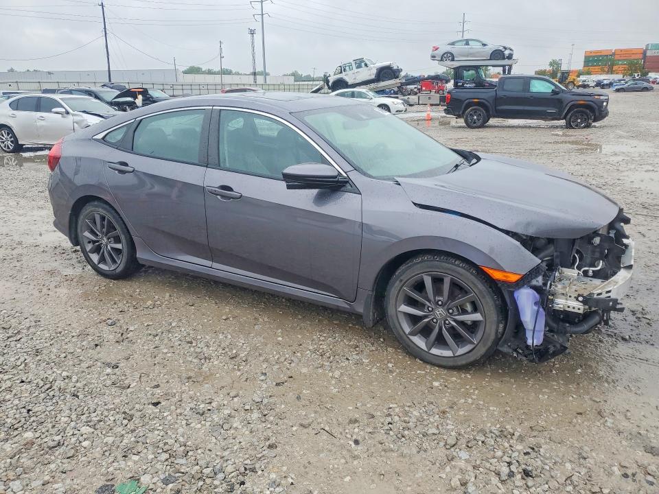 2021 Honda VIN 19XFC1F71ME006432 COPART salvage auction — FRONT END, Oh - Cert Of Title-Salvage, sold $9,400 on 2026-07-31 (photo 4)