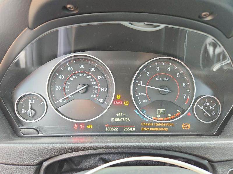 2018 BMW 3er VIN WBA8D9C56JA616345 COPART salvage auction — FRONT END, Tx - Salvage Vehicle Title, sold $2,250 on 2026-07-06 (photo 9)