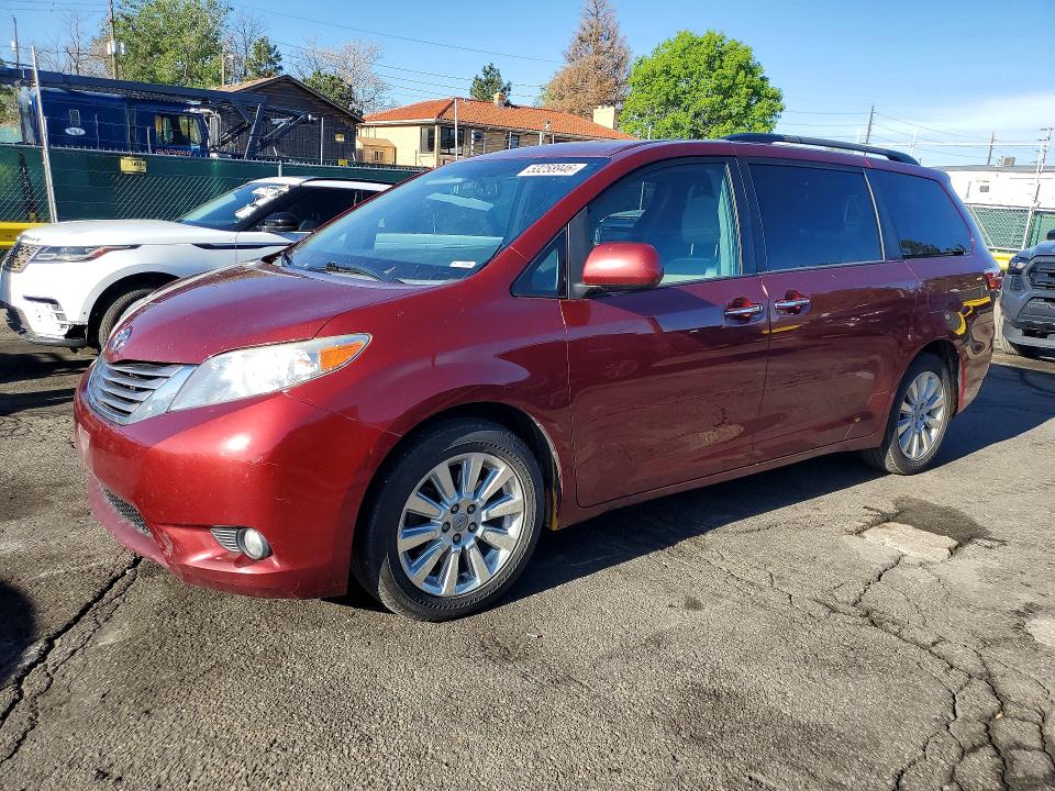 2015 Toyota Sienna VIN 5TDDK3DC3FS095693 COPART salvage auction — MECHANICAL, Co - Dis/Dlr/Exp Only Clean Title, sold $4,000 on 2026-07-07 (photo 1)