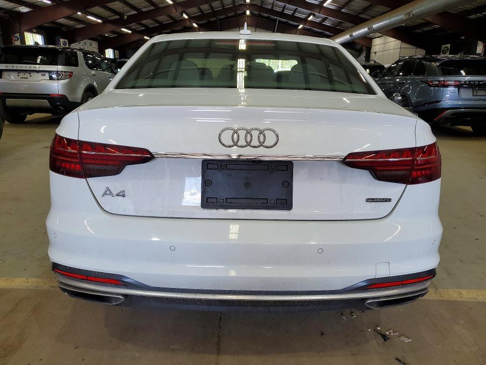 2020 Audi A4 VIN WAUENAF48LN005460 COPART salvage auction — FRONT END, Ct - Cert Of Title-Salvage, sold $10,500 on 2026-07-11 (photo 6)