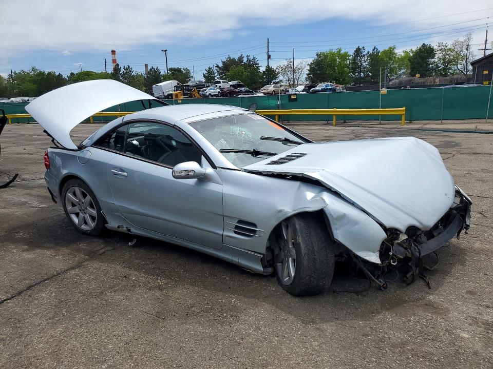 2003 Mercedes-benz Sl-class VIN WDBSK75F03F005868 COPART salvage auction — FRONT END, Co - Public - Salvage Title, sold $475 on 2026-07-02 (photo 4)