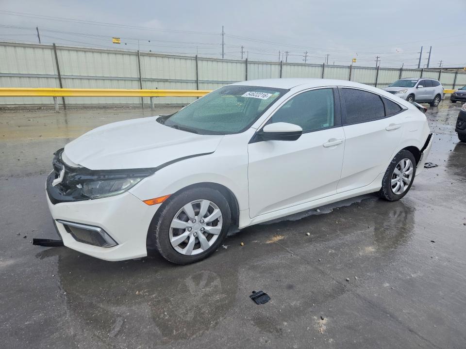 2021 Honda Civic VIN 2HGFC2F67MH528565 COPART salvage auction — REAR END, Tx - Salvage Vehicle Title, sold $350 on 2026-07-24 (photo 1)