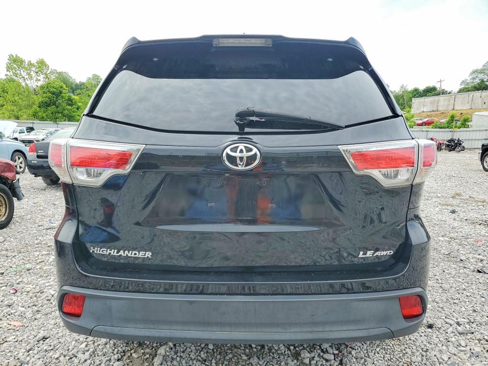 2014 Toyota Highlander VIN 5TDBKRFH4ES017232 COPART salvage auction — MINOR DENT/SCRATCHES, Oh - Cert Of Title-Salvage, sold $6,000 on 2026-07-31 (photo 6)