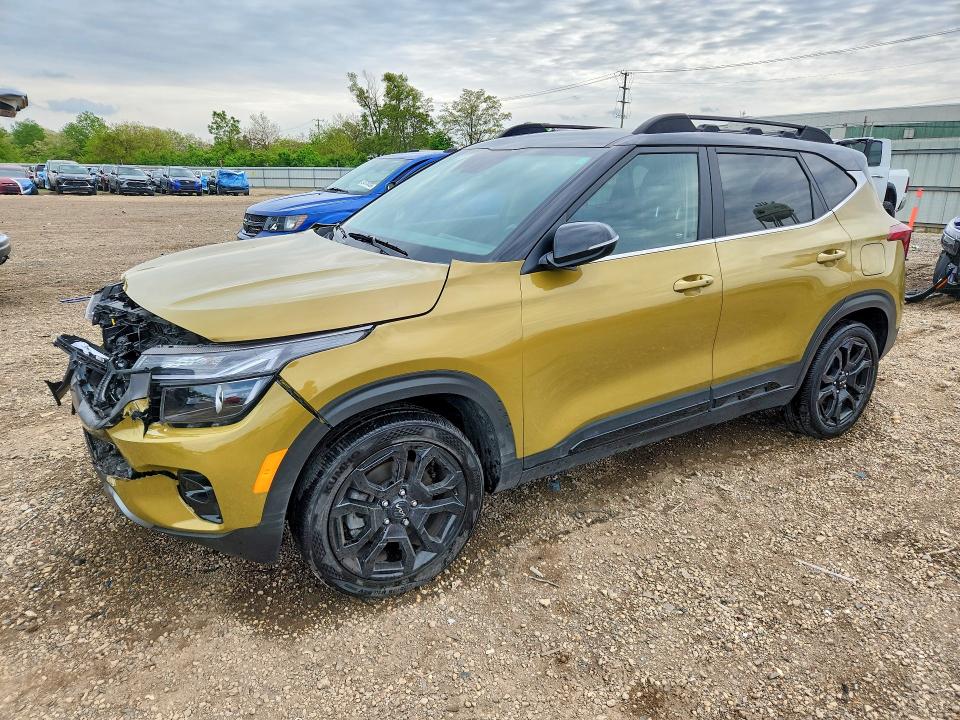 2024 Kia Seltos VIN KNDEUCA70R7611013 COPART salvage auction — FRONT END, Il - Salvage Certificate, sold $4,450 on 2026-07-31 (photo 1)