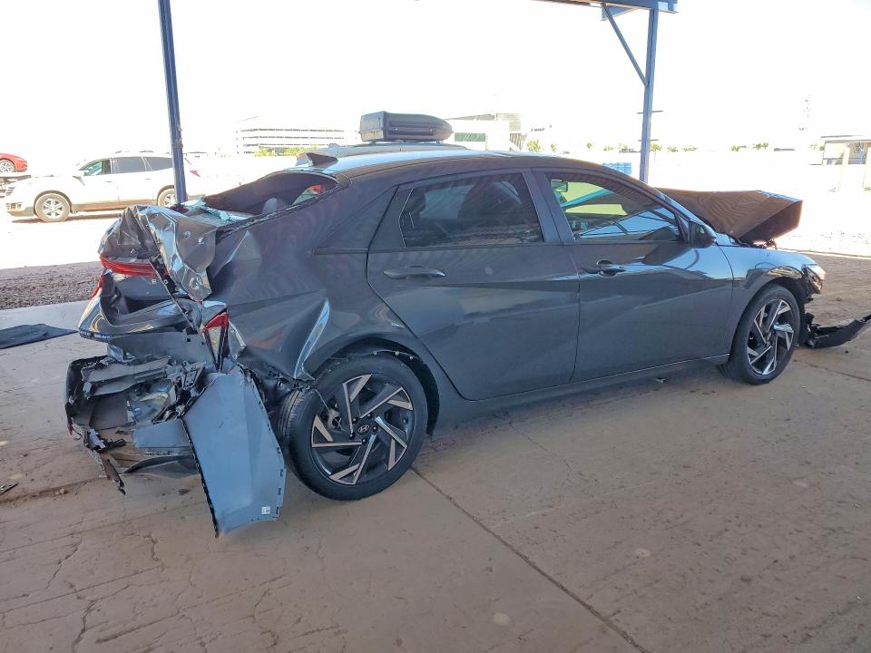 2025 Hyundai Elantra VIN KMHLM4DGXSU019789 COPART salvage auction — FRONT END, Az - Cert Of Title - Salvage, sold $2,300 on 2026-07-14 (photo 3)