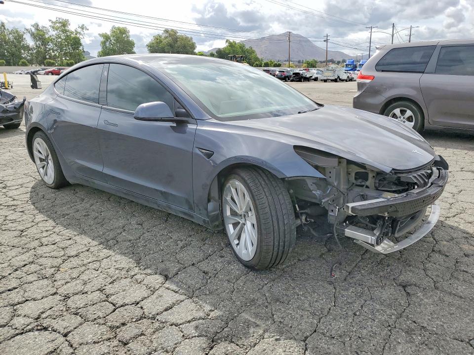 2021 Tesla VIN 5YJ3E1EB6MF999651 COPART salvage auction — FRONT END, Ca - Salvage Certificate, sold $8,700 on 2026-07-16 (photo 4)