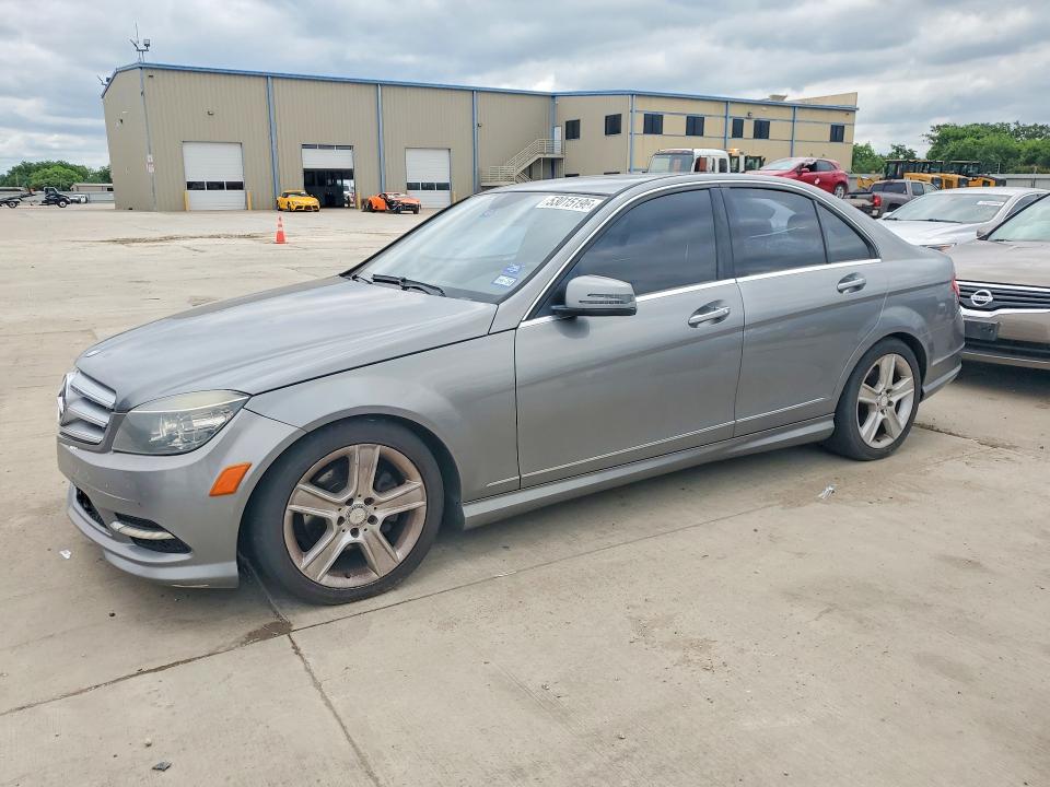 2011 Mercedes-benz C class VIN WDDGF8BB6BR170250 COPART salvage auction — HAIL, TX - CERTIFICATE OF TITLE, sold $825 on 2026-07-23 (photo 1)