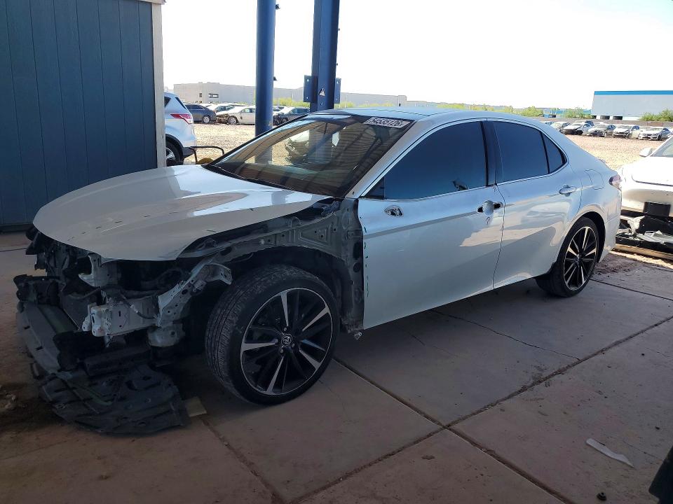 2018 Toyota Camry VIN 4T1BZ1HK5JU001791 COPART salvage auction — FRONT END, Az - Cert Of Title - Salvage, sold $6,300 on 2026-07-09 (photo 1)