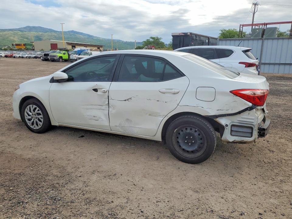 2017 Toyota Corolla VIN 5YFBURHE0HP622679 COPART salvage auction — REAR END, Hi - Certificate Of Salvage, sold $1,800 on 2026-07-27 (photo 2)