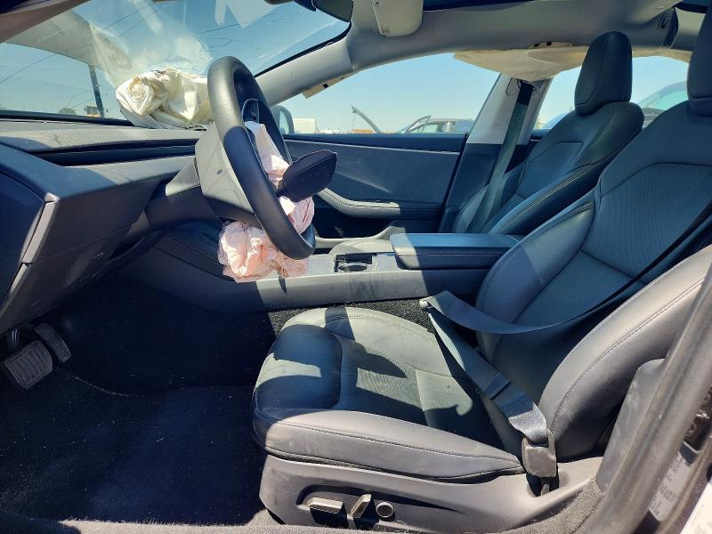 2024 Tesla Model 3 VIN 5YJ3E1EA7RF824727 COPART salvage auction — FRONT END, Ca - Salvage Certificate, sold $7,500 on 2026-08-28 (photo 7)
