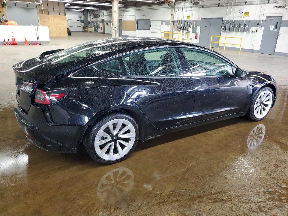 2023 Tesla Model 3 VIN 5YJ3E1EAXPF451826 COPART salvage auction — REAR END, Il - Salvage Certificate, sold $3,800 on 2026-07-08 (photo 3)