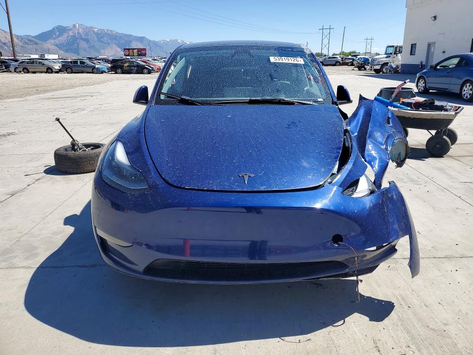 2023 Tesla Model y VIN 7SAYGAEE5PF853243 COPART salvage auction — FRONT END, Ut - Salvage Certificate, sold $8,800 on 2026-07-13 (photo 5)