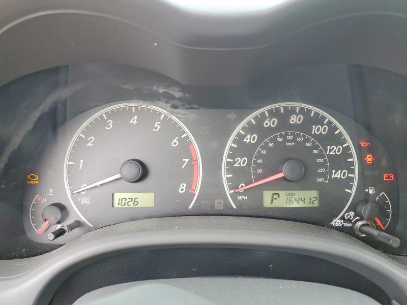 2009 Toyota Corolla VIN JTDBL40E19J025225 COPART salvage auction — FRONT END, IL - SALVAGE CERTIFICATE, sold $1,200 on 2026-07-16 (photo 9)