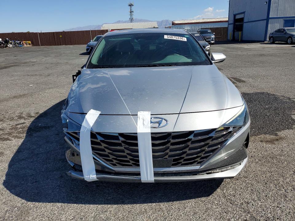2022 Hyundai Elantra VIN 5NPLN4AG5NH077166 COPART salvage auction — FRONT END, NV - SALVAGE TITLE, sold $4,150 on 2026-07-22 (photo 5)