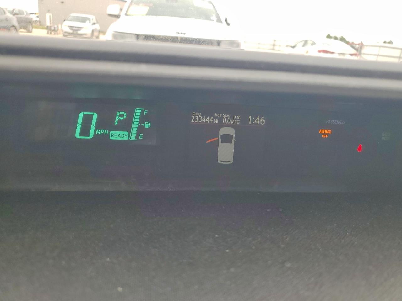 2012 Toyota Prius C VIN JTDKDTB37C1018273 COPART salvage auction — Front End, TX - SALVAGE VEHICLE TITLE (P), sold $475 on 2026-07-09 (photo 9)