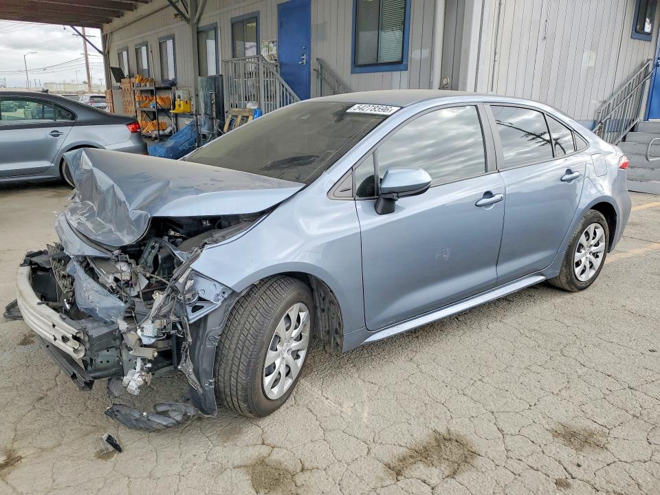 2022 Toyota Corolla VIN JTDEPMAE4N3022768 COPART salvage auction — FRONT END, Ca - Salvage Certificate, sold $3,000 on 2026-07-16 (photo 1)