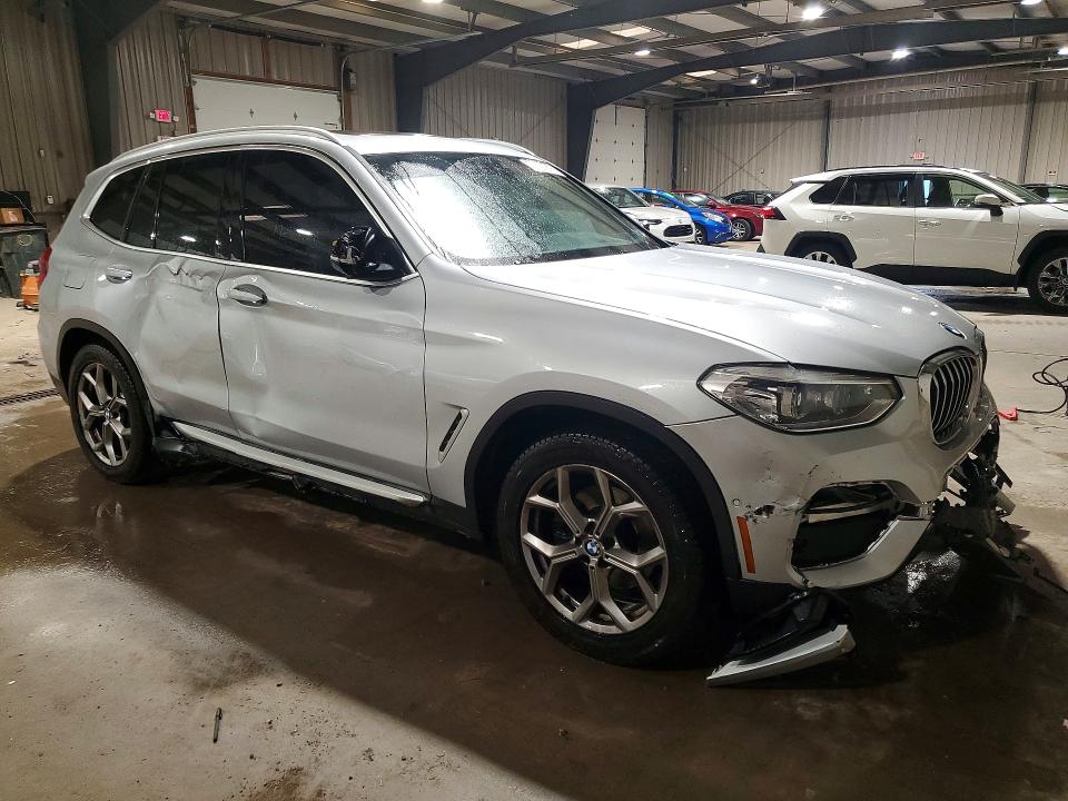2021 BMW VIN 5UXTY3C02M9F52072 COPART salvage auction — FRONT END, Pa - Certificate Of Salvage, sold $5,900 on 2026-07-22 (photo 4)