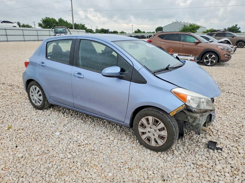 2014 Toyota Yaris VIN VNKKTUD39EA007534 COPART salvage auction — FRONT END, Tx - Salvage Vehicle Title, sold $1,400 on 2026-07-02 (photo 4)