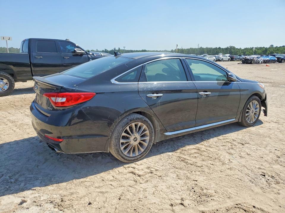 2015 Hyundai VIN 5NPE34AF8FH132250 COPART salvage auction — FRONT END, Tx - Salvage Vehicle Title, sold $150 on 2026-07-31 (photo 3)