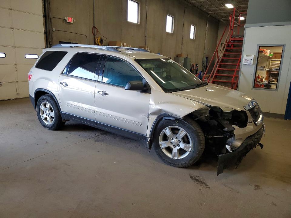 2011 Gmc Acadia VIN 1GKKRPED7BJ272520 COPART salvage auction — FRONT END, Mn - Cert Of Title-Salvage, sold $1,350 on 2026-07-30 (photo 4)