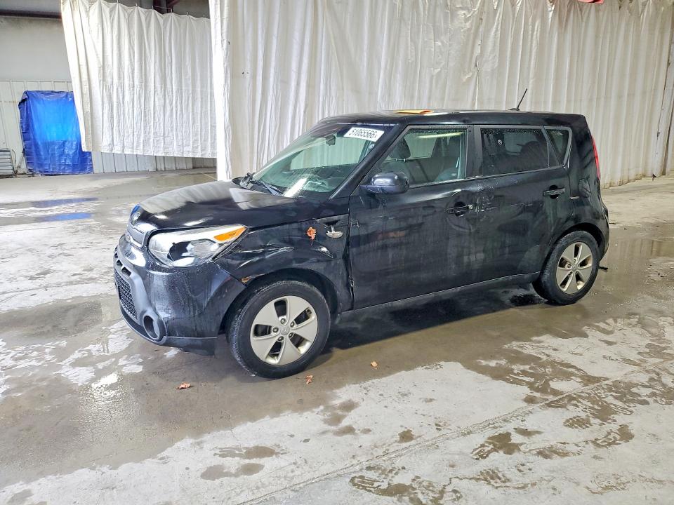 2014 Kia Soul VIN KNDJN2A27E7109233 COPART salvage auction — FRONT END, Ny - Mv907A-Parts Only W/Lienholder, sold $200 on 2026-07-29 (photo 1)