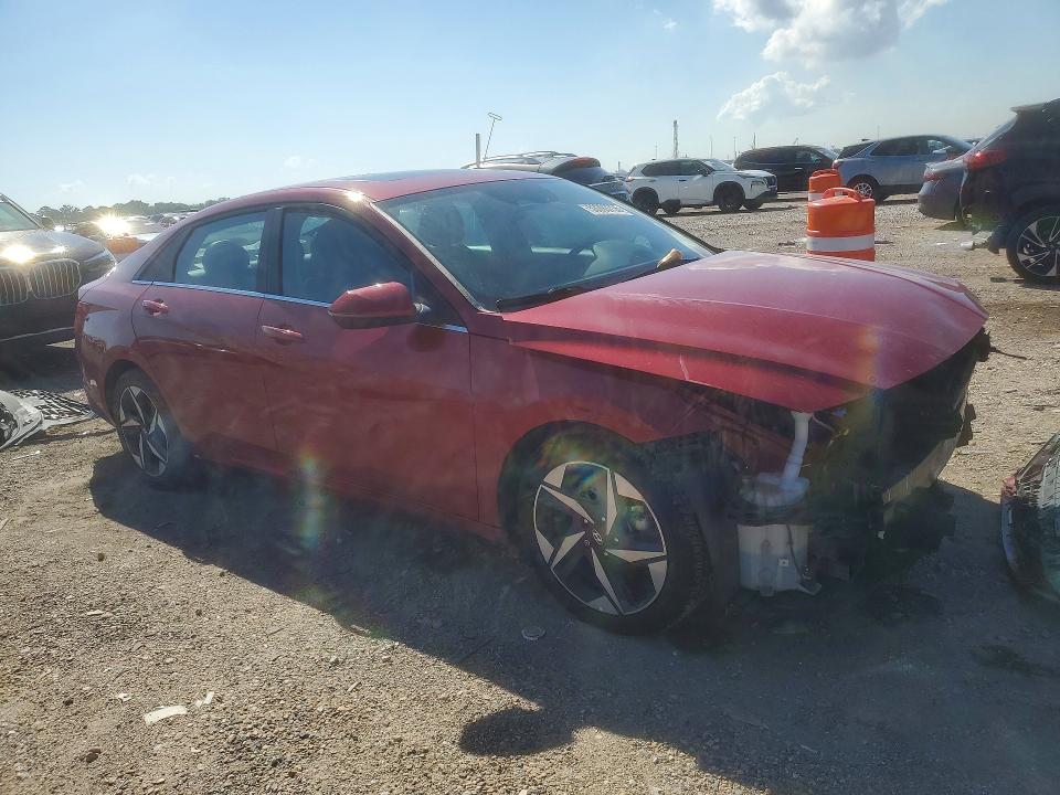 2023 Hyundai Elantra VIN KMHLP4AG7PU509058 COPART salvage auction — FRONT END, Tx - Salvage Vehicle Title, sold $3,250 on 2026-07-02 (photo 4)