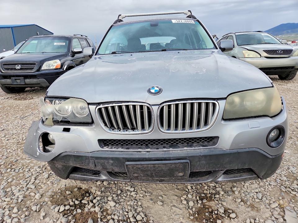 2007 BMW X3 VIN WBXPC93447WF08445 COPART salvage auction — REAR END, Ut - Salvage Certificate, sold $150 on 2026-07-07 (photo 5)