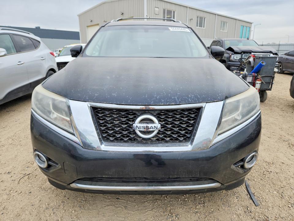2014 Nissan Pathfinder VIN 5N1CR2MM7EC675079 COPART salvage auction — SIDE, Ab - Bos - Active, sold $1,100 on 2026-07-09 (photo 5)