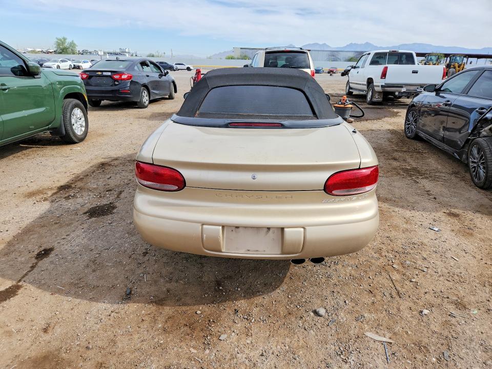2000 Chrysler Sebring VIN 3C3EL55H6YT239807 COPART salvage auction — MECHANICAL, AZ - CERTIFICATE OF TITLE, sold $500 on 2026-07-24 (photo 6)
