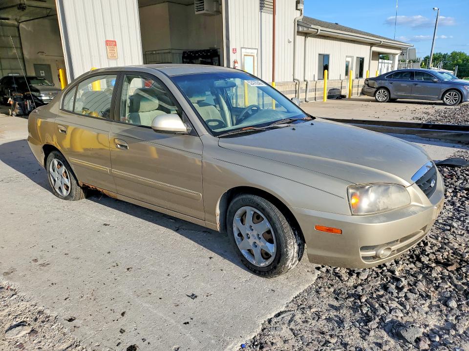 2006 Hyundai Elantra VIN KMHDN46D66U361704 COPART salvage auction — HAIL, Mo - Junking Certificate, sold $325 on 2026-07-14 (photo 4)