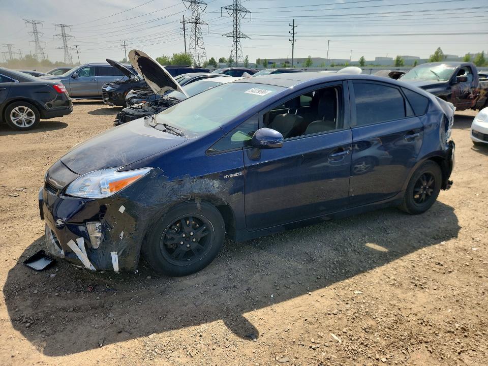 2012 Toyota Prius VIN JTDKN3DU0C1532789 COPART salvage auction — FRONT END, Il - Salvage Certificate, sold $525 on 2026-07-14 (photo 1)