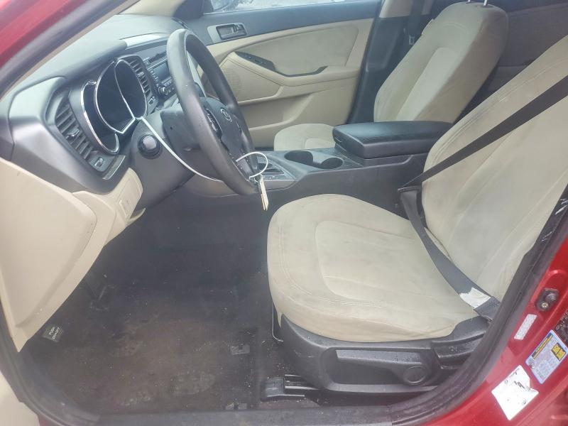 2011 Kia Optima VIN KNAGM4A7XB5085647 COPART salvage auction — MECHANICAL, Oh - Certificate Of Title, sold $650 on 2026-07-02 (photo 7)